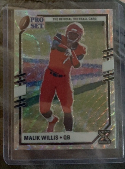 1991 Pro Set #XRC Malik Willis — front