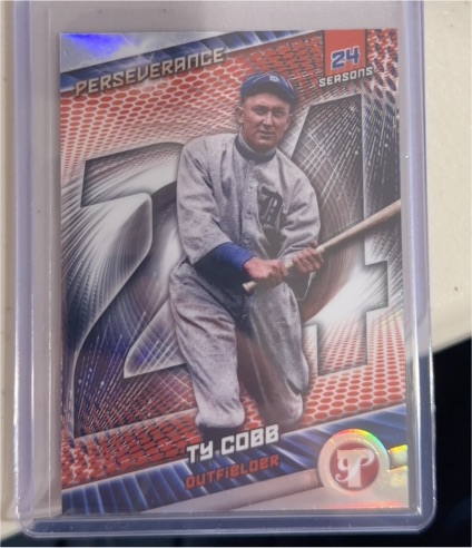 2025 Topps Pristine #P-5 Ty Cobb Perseverance — front