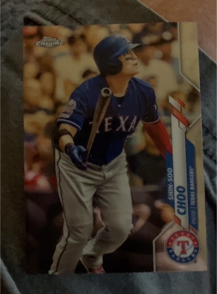 2020 Topps Chrome #177 Shin-Soo Choo — front