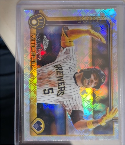 2025 Topps Chrome #28 Garrett Mitchell — front
