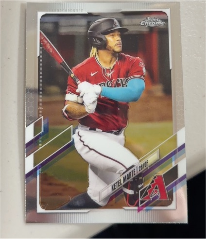 2021 Topps Chrome #116 Ketel Marte — front