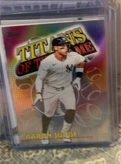 2026 Topps Series 1 #TOG-3 Aaron Judge Titans of the Game — front