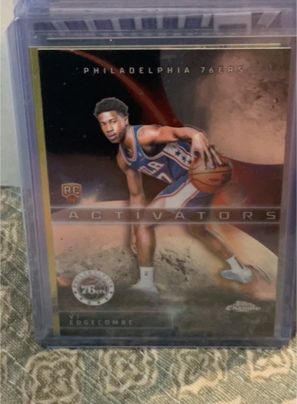 2025-26 Topps Chrome #AC-13 VJ Edgecombe Activators Rookie Card 76ers — front