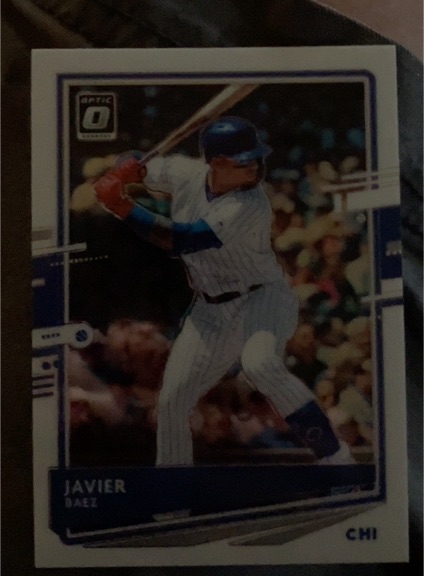 2020 Panini Donruss Optic #115 Javier Baez — front