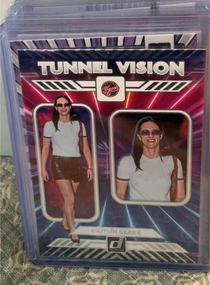 2025 Panini Donruss WNBA Tunnel Vision #1 Caitlin Clark — front