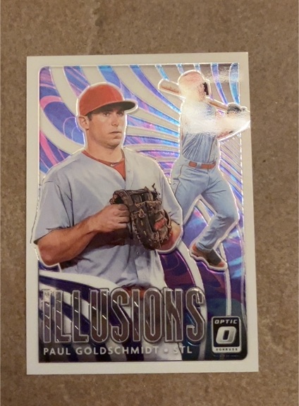 2020 Donruss Optic Illusions #OI-2 Paul Goldschmidt — front