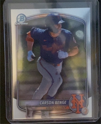 2025 Bowman Draft Chrome #BDC-138 Carson Benge — front