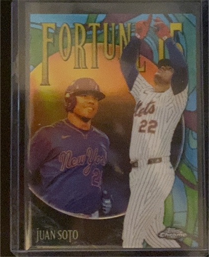 2025 Topps Chrome Update #F15-1 Juan Soto — front