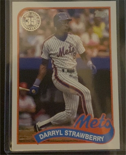 2024 Topps Update #89US-7 Darryl Strawberry 1989 Topps Baseball 35th Anniversary — front