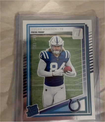 2025 Panini Donruss #337 Tyler Warren — front