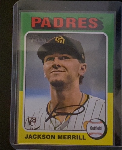 2024 Topps Heritage High Number #689 Jackson Merrill — front