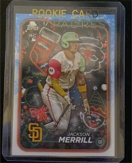 2024 Topps Holiday #H160 Jackson Merrill RC — front