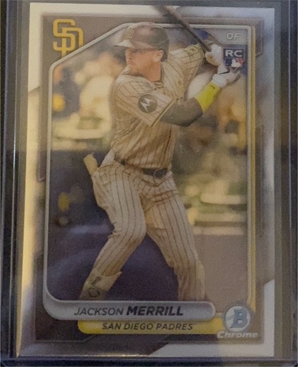 2024 Bowman Chrome #27 Jackson Merrill — front