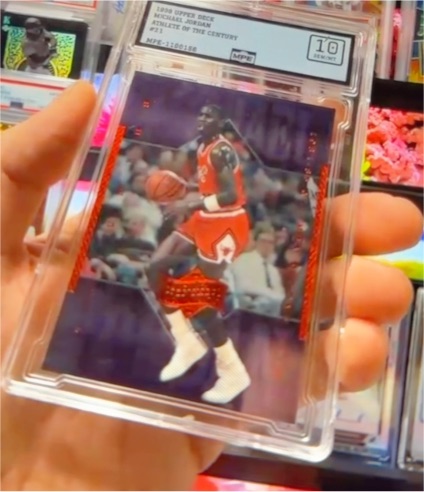 1999 Upper Deck Michael Jordan Athlete of the Century #9 Michael Jordan — front