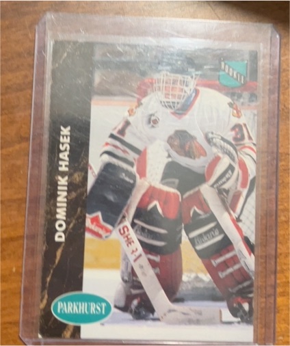 1991-92 Parkhurst #263 Dominik Hasek — front