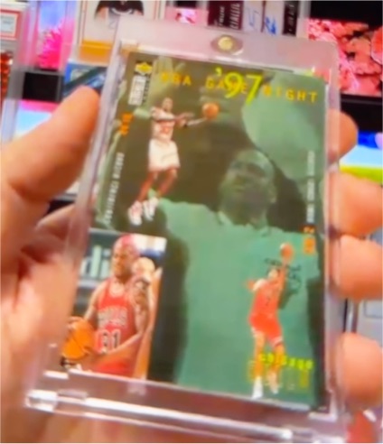1997-98 Upper Deck Collector's Choice #159 Michael Jordan NBA Game Night — front