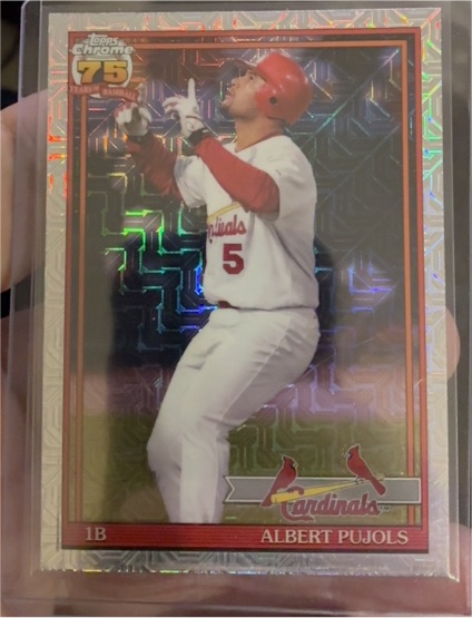 2026 Topps Series 1 Chrome Mojo Refractor #91C-13 Albert Pujols — front
