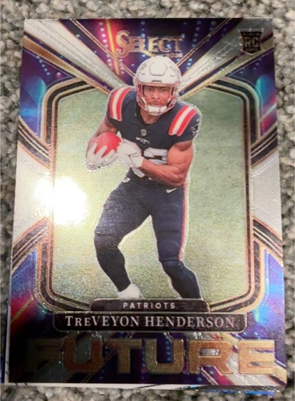 2025 Panini Select #15 Treveyon Henderson Future Rookie Insert — front