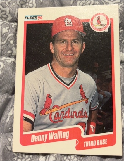 1990 Fleer #263 Denny Walling — front