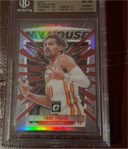 2023-24 Panini Donruss Optic #8 Trae Young My House — front