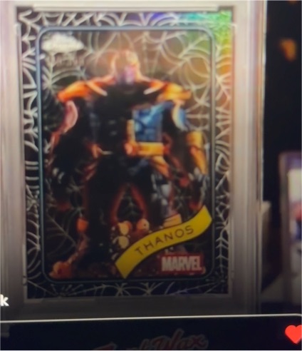 2025 Topps Chrome Marvel #158 Thanos — front
