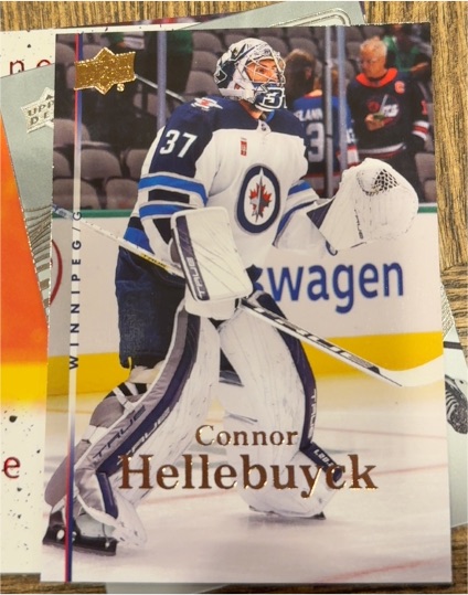 2022-23 Upper Deck Extended Series 2007-08 Retro #T-73 Connor Hellebuyck — front
