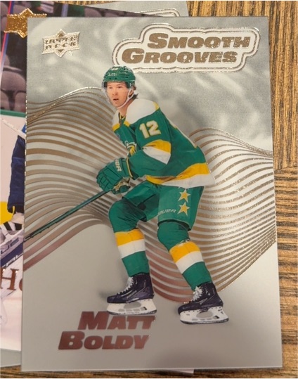 2022-23 Upper Deck Extended Series #SG20 Matt Boldy Smooth Grooves — front