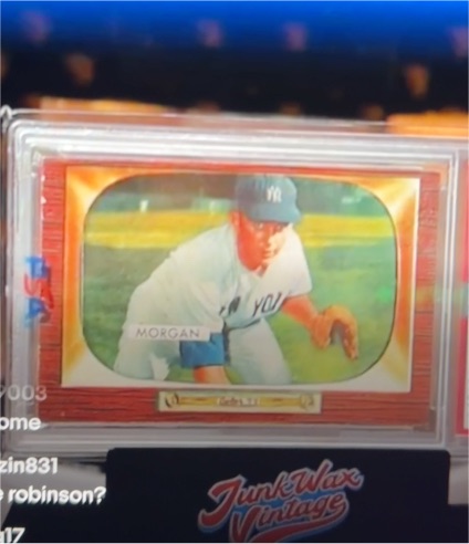1955 Bowman #100 Tom Morgan — front