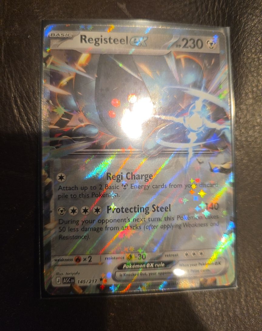 2021 Pokémon Ascended Heroes #145 Registeel EX — front
