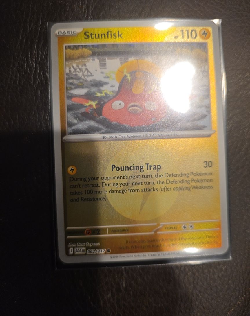 2026 Pokémon #062 Stunfisk — front