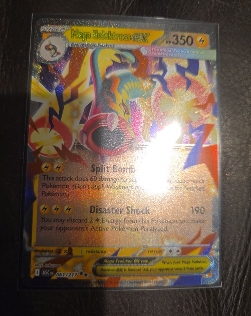 2026 Pokémon Mega Eelektross ex #061 — front