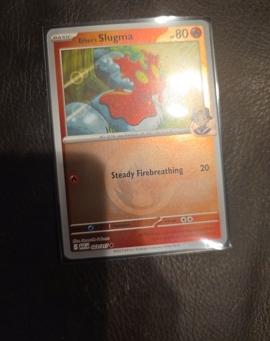 2023 Pokémon Ascended Heroes #023 Ethan's Slugma — front