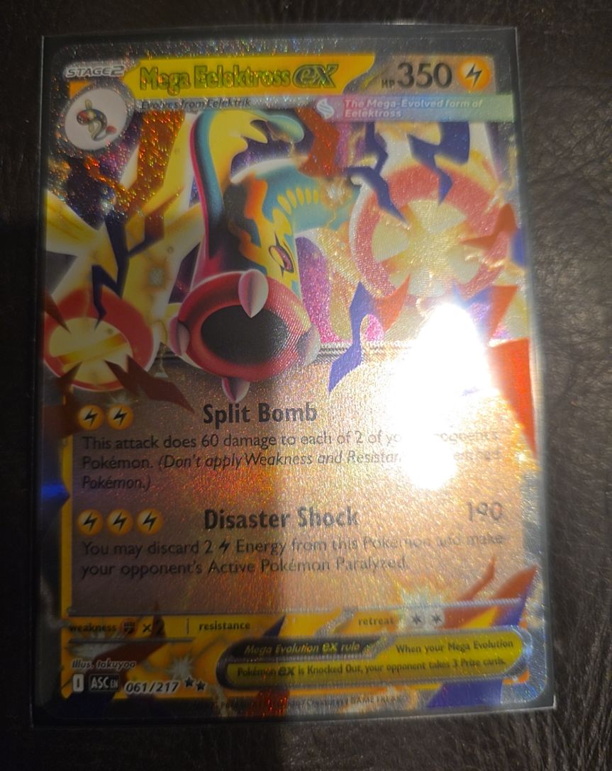 2026 Pokémon TCG Ascended Heroes #061 Mega Eelektross ex — front