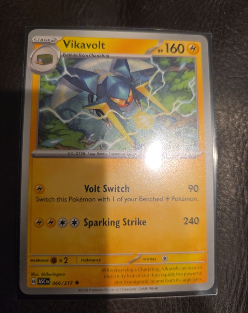 2026 Pokémon Ascended Heroes #066 Vikavolt — front