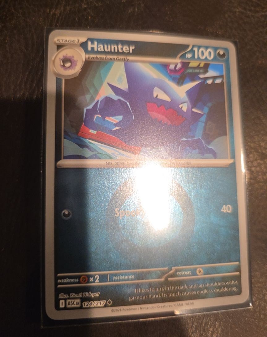 2026 Pokémon Mega Evolutions #124 Haunter — front