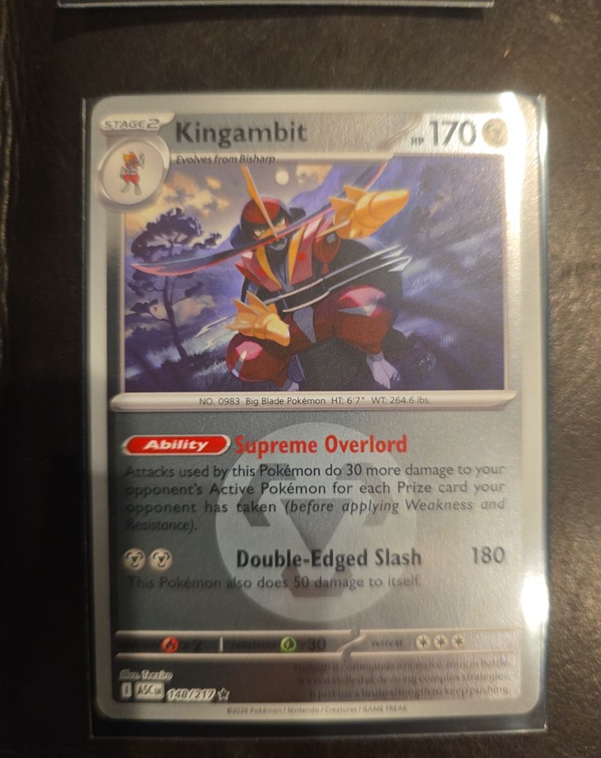 2026 Pokémon Ascended Heroes #148 Kingambit — front
