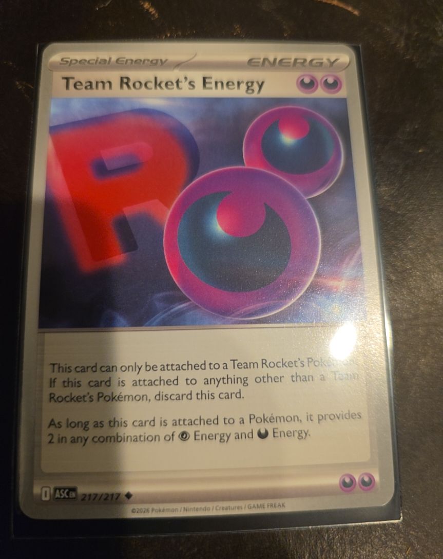 2025 Pokémon SV10: Destined Rivals #182 Team Rocket's Energy — front