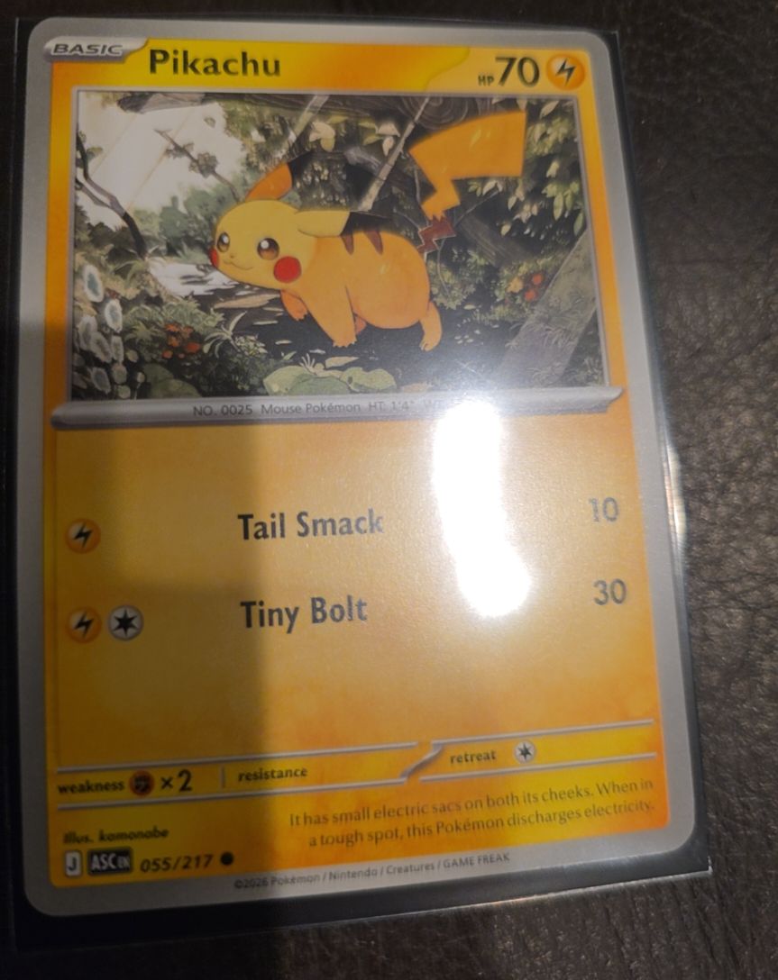 2026 Pokémon Ascended Heroes #055 Pikachu — front