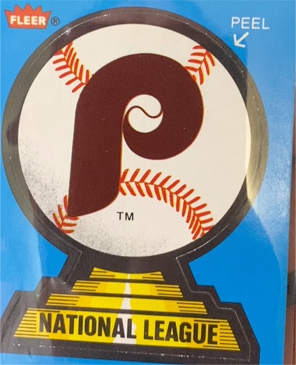 1987 Fleer #NNO Philadelphia Phillies Team Stickers — front
