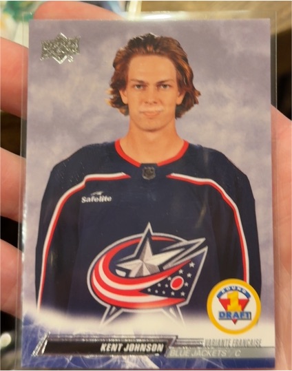 2022-23 Upper Deck #743 Kent Johnson — front