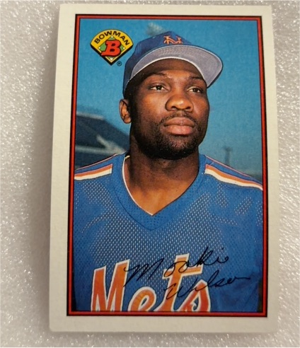 1989 Bowman #386 Mookie Wilson — front