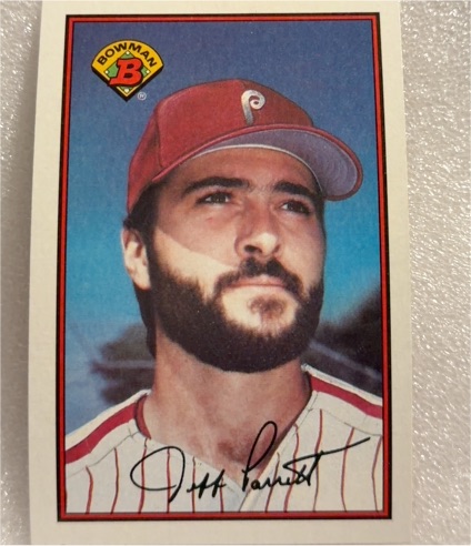 1989 Bowman #390 Jeff Parrett — front