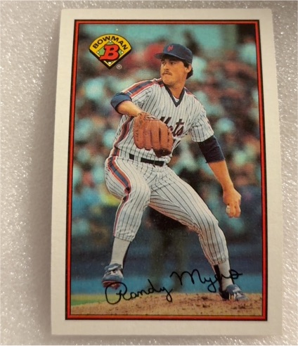 1989 Bowman #374 Randy Myers — front