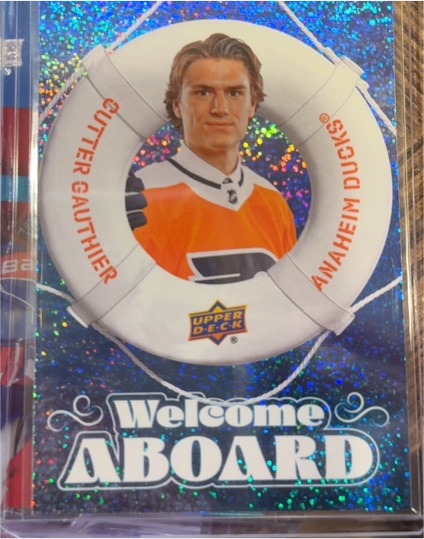 2024-25 Upper Deck Series 2 #WA-7 Cutter Gauthier Welcome Aboard — front