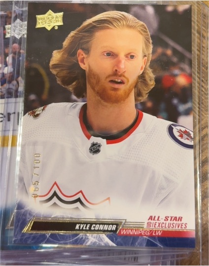 2022-23 Upper Deck Extended Series #671 Kyle Connor All-Star — front