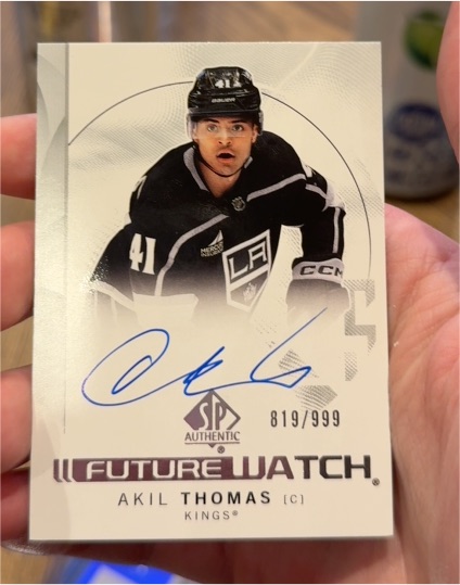 2024-25 Upper Deck SP Authentic #130 Akil Thomas — front