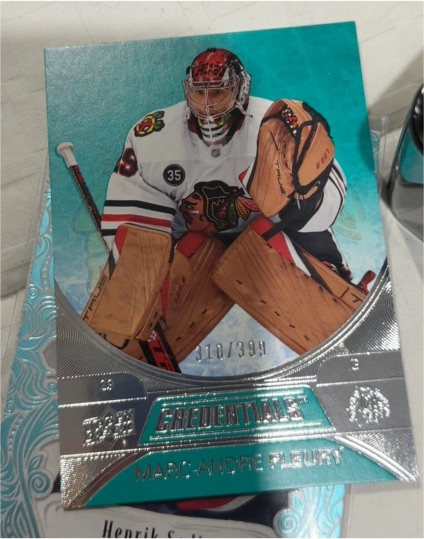 2021-22 Upper Deck Credentials #44 Marc-Andre Fleury — front