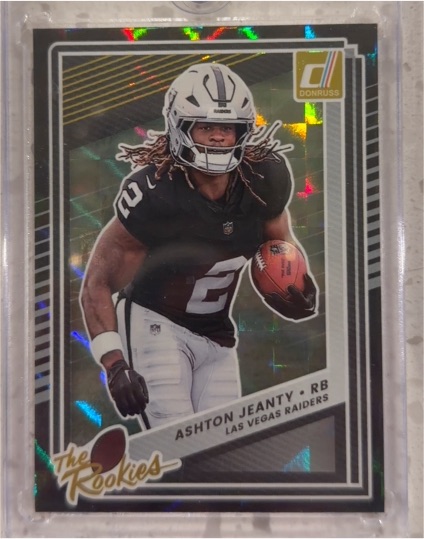 2025 Panini Donruss #7 Ashton Jeanty The Rookies — front