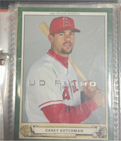 2005 Upper Deck Origins #166 Casey Kotchman — front