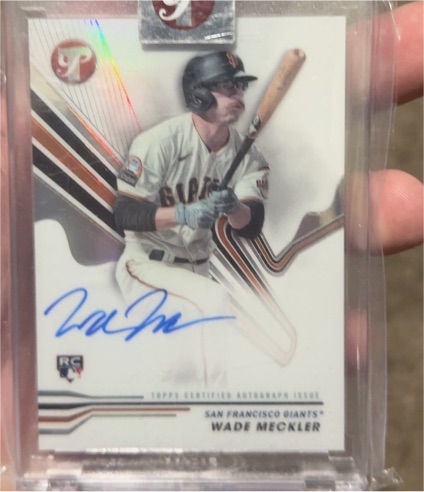 2024 Topps Pristine #PA-WM Wade Meckler — front